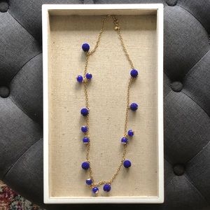 J.Crew blue beaded necklace